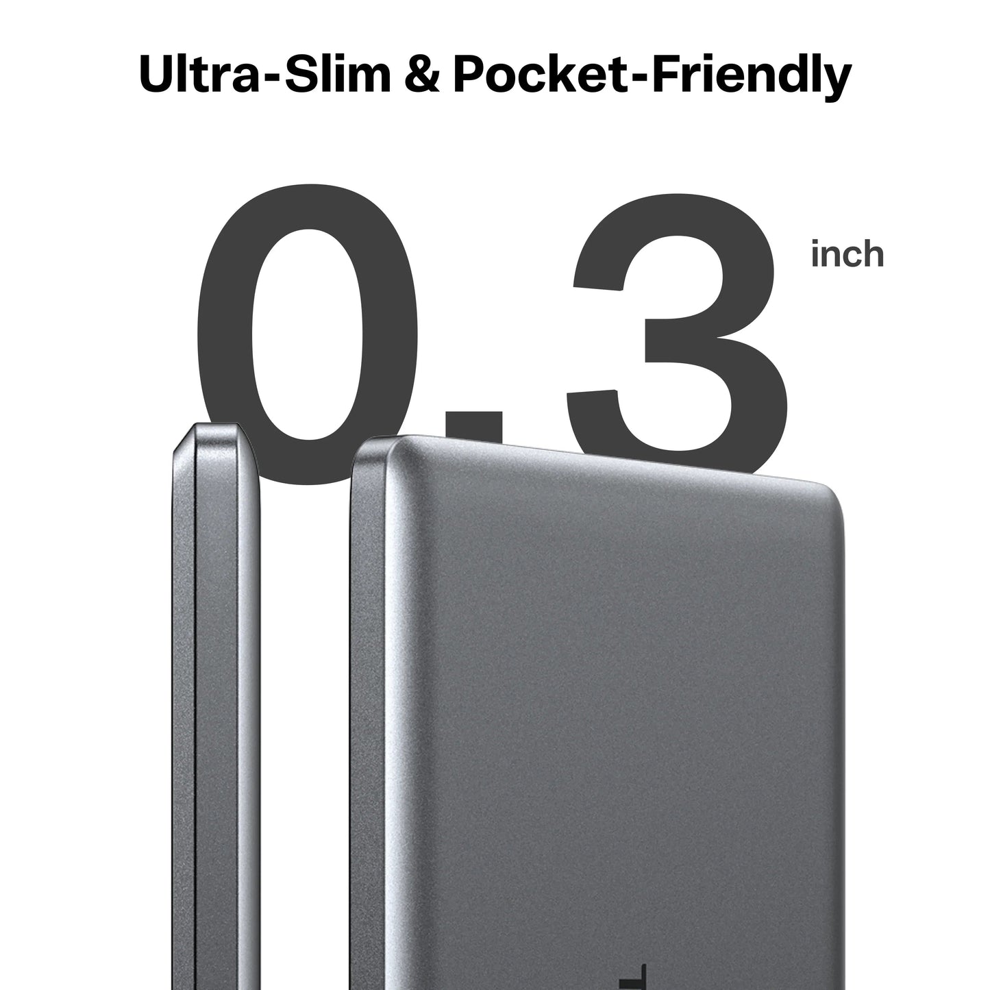MiniMag Ultimate Slim Wireless Power Bank 5k mAh [Unavailable for Some Countries]