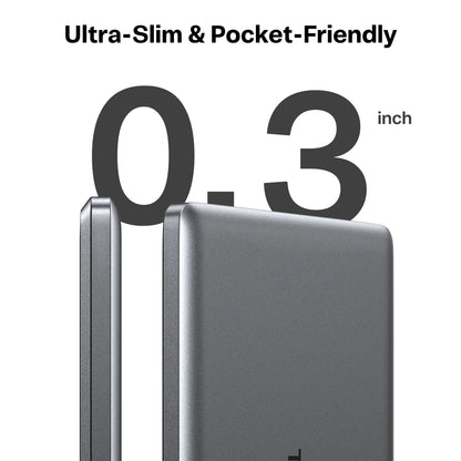 MiniMag Ultimate Slim Wireless Power Bank 5k mAh [Unavailable for Some Countries]