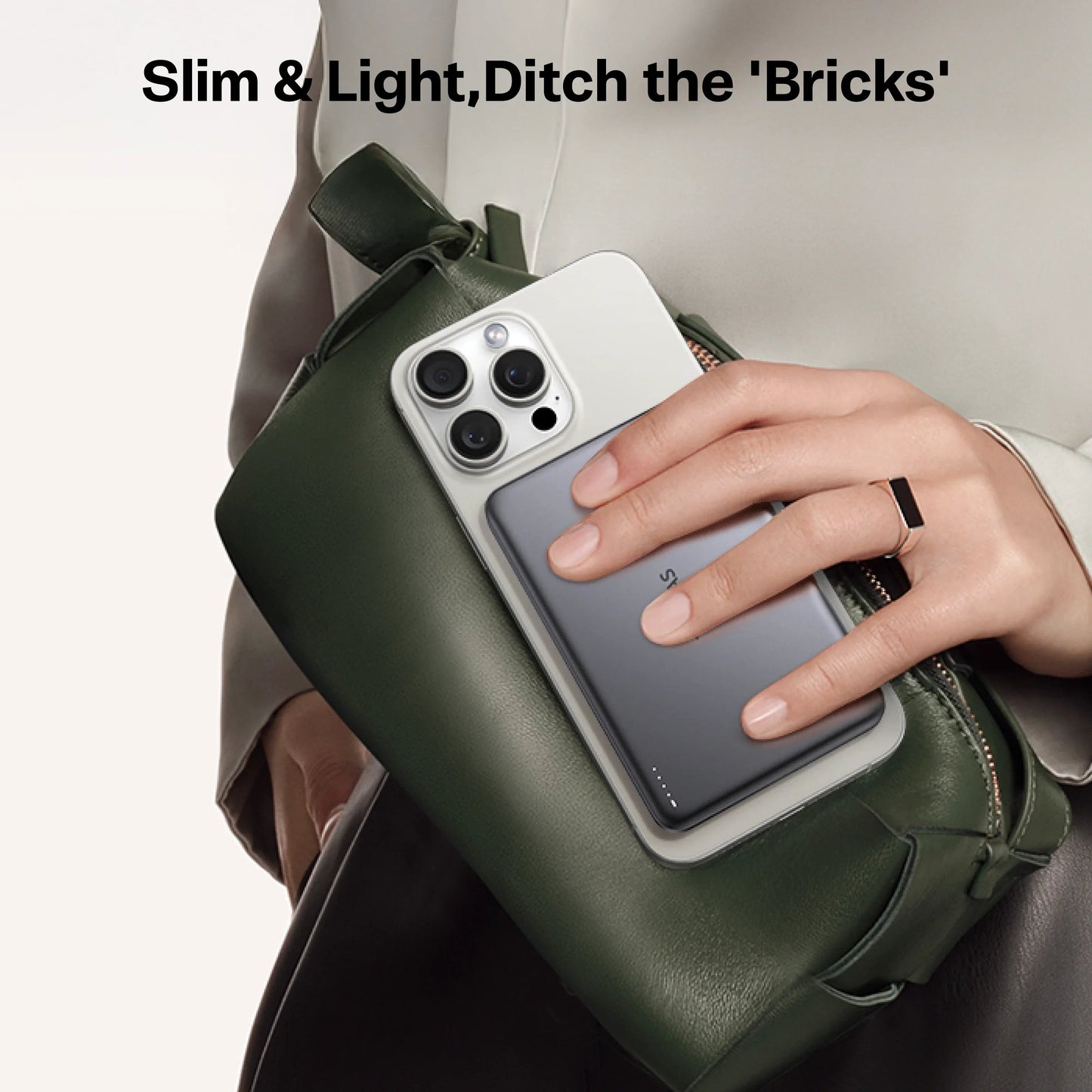 MiniMag Ultimate Slim Wireless Power Bank 5k mAh [Unavailable for Some Countries]