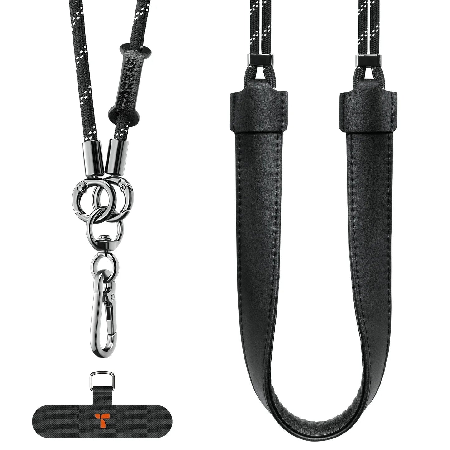 LoopGo Crossbody Leather Phone Lanyard