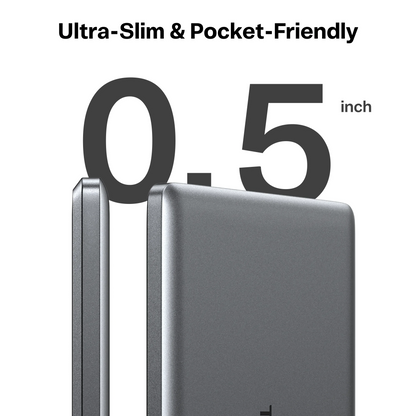 MiniMag Ultimate Slim Wireless Power Bank 10k mAh [Unavailable for Some Countries]