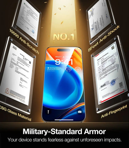 GlassGo Screen Protector for iPhone 15 Series