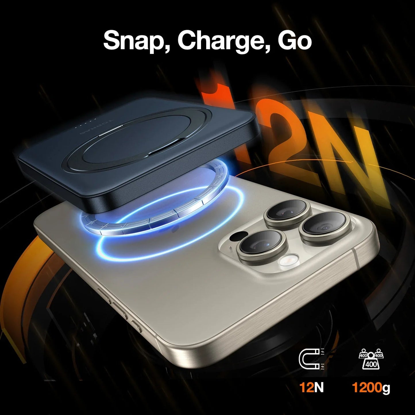 Qi2 10k mAh Ostand Wireless Power Bank with 360° Stand [Unavailable for Some Countries]