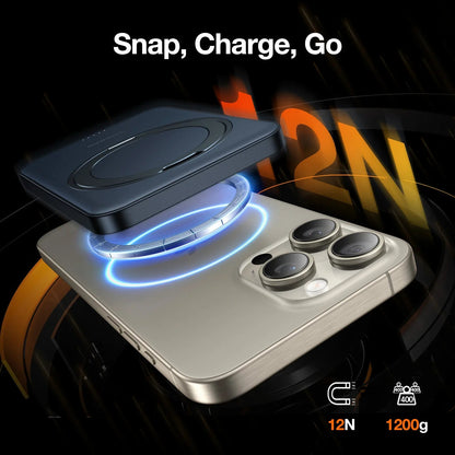 Qi2 10k mAh Ostand Wireless Power Bank with 360° Stand [Unavailable for Some Countries]