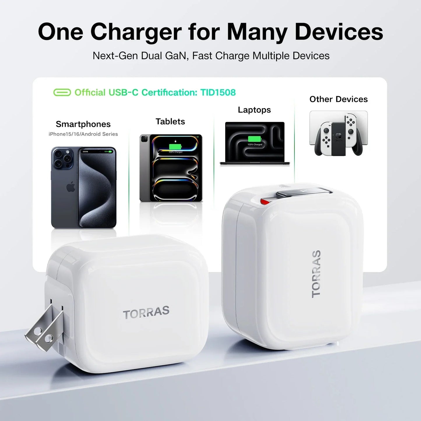 [US Only] FlexLine Retractable Fast Charger 40W