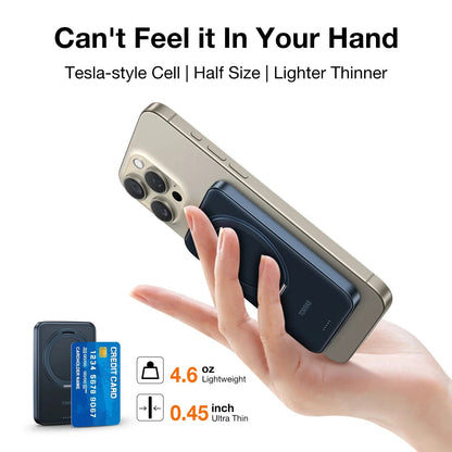 Qi2 10k mAh Ostand Wireless Power Bank with 360° Stand [Unavailable for Some Countries]