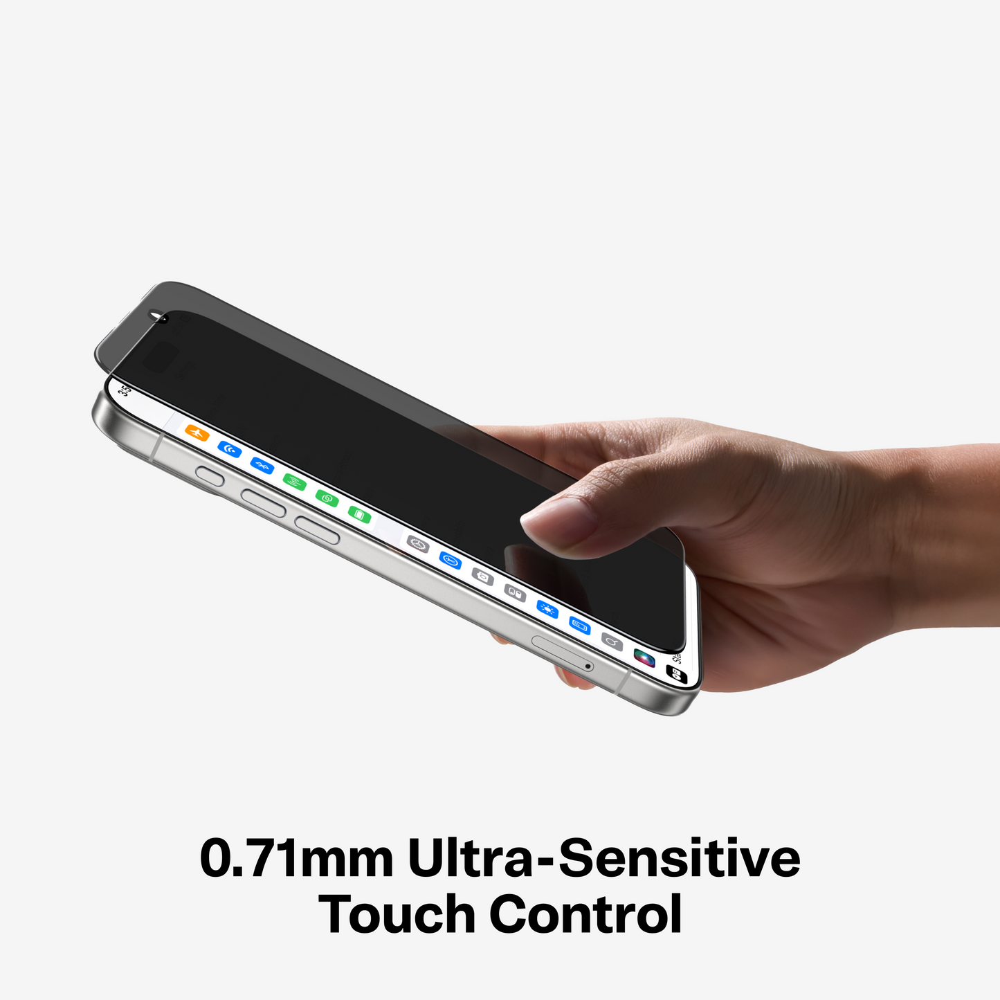 GlassGo Privacy Screen Protector for iPhone 17 Pro