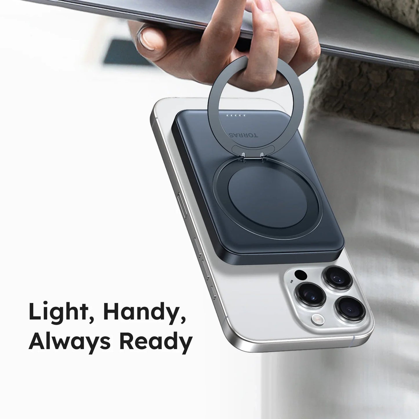 Ostand Wireless Power Bank with 360° Stand [Unavailable for Some Countries]