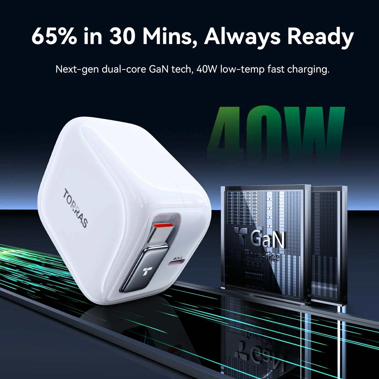 [US Only] FlexLine Retractable Fast Charger 40W