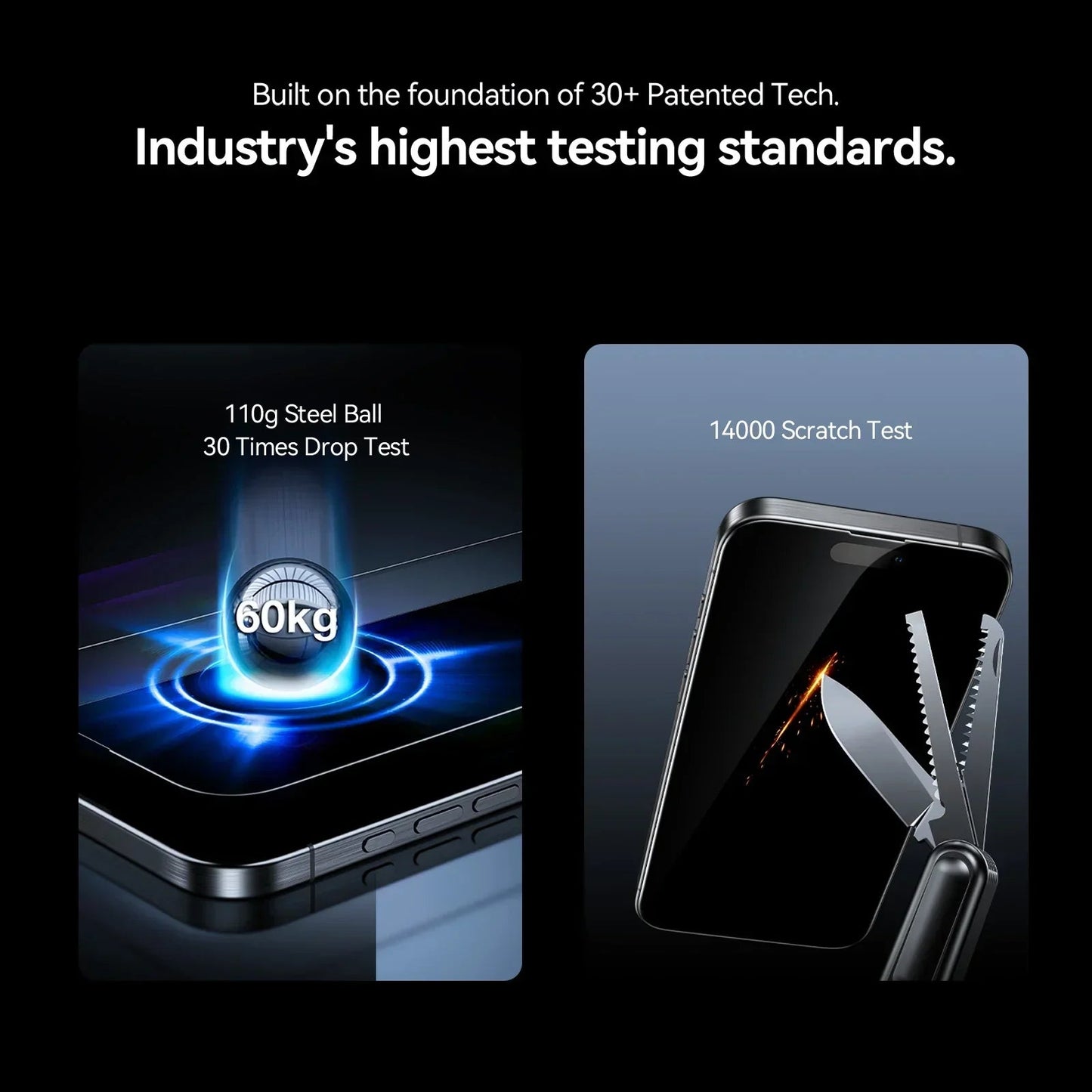GlassGo Privacy Screen Protector for iPhone 16 Pro