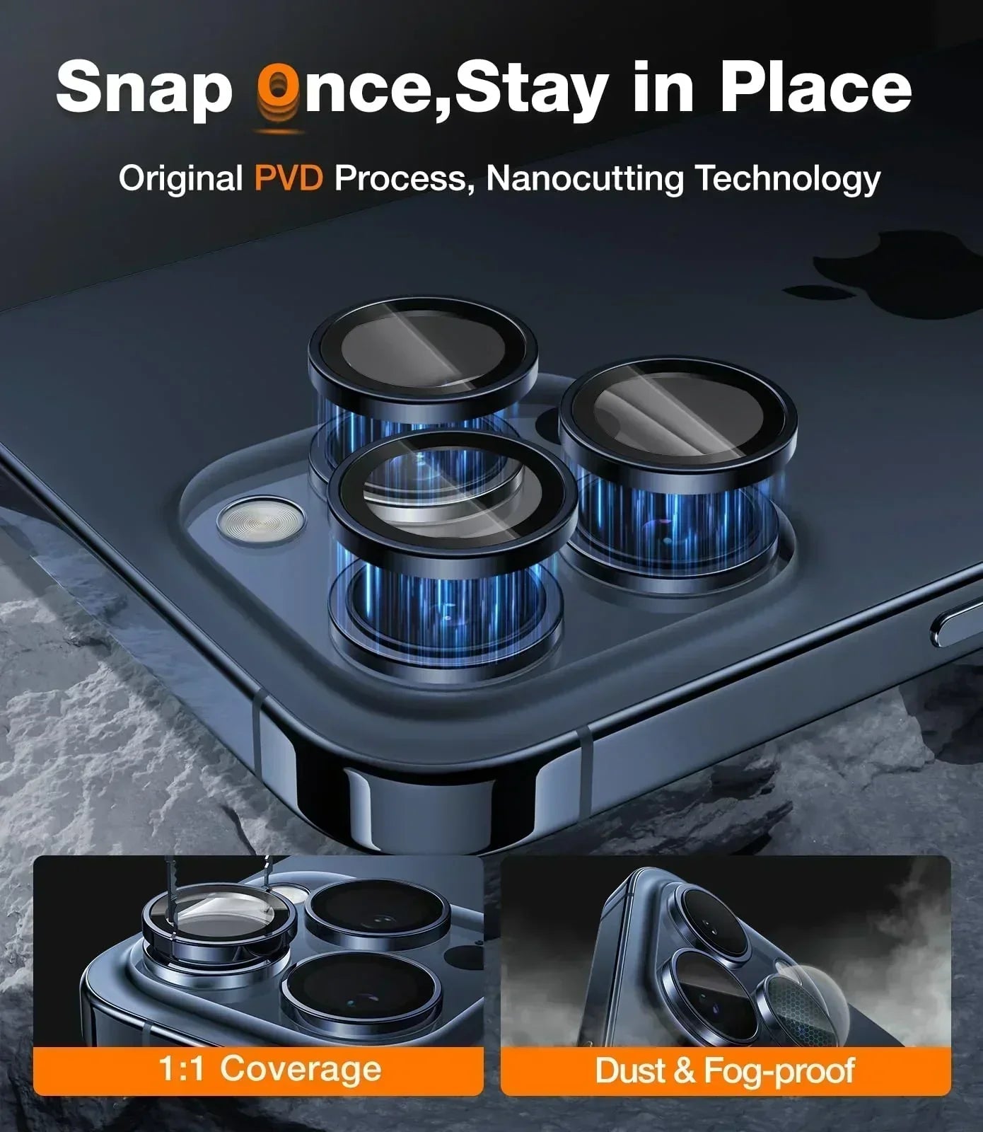 Lensguard Camera Protector for iPhone 16 Pro Max