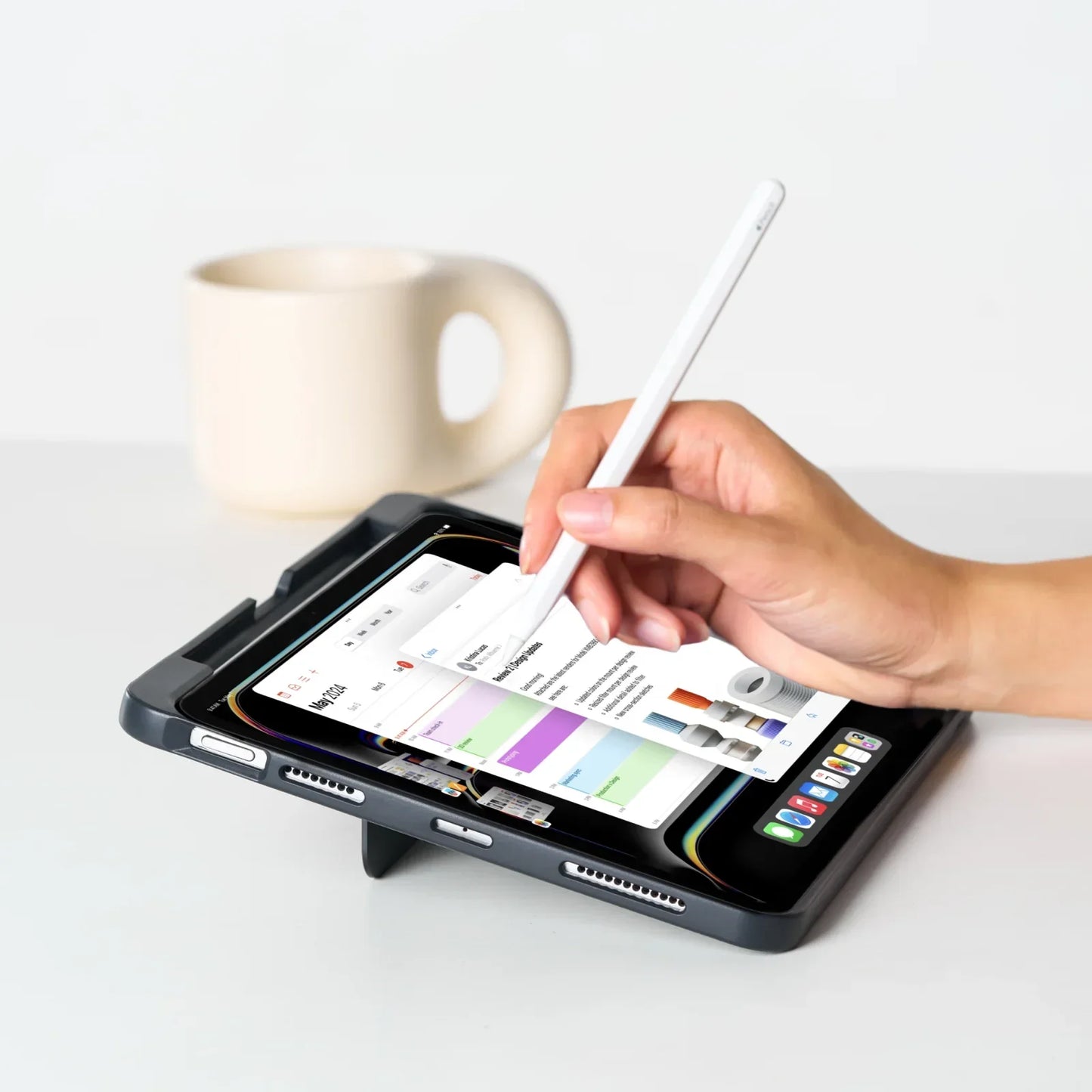 Ostand with Pencil Holder for iPad Pro 13 inch