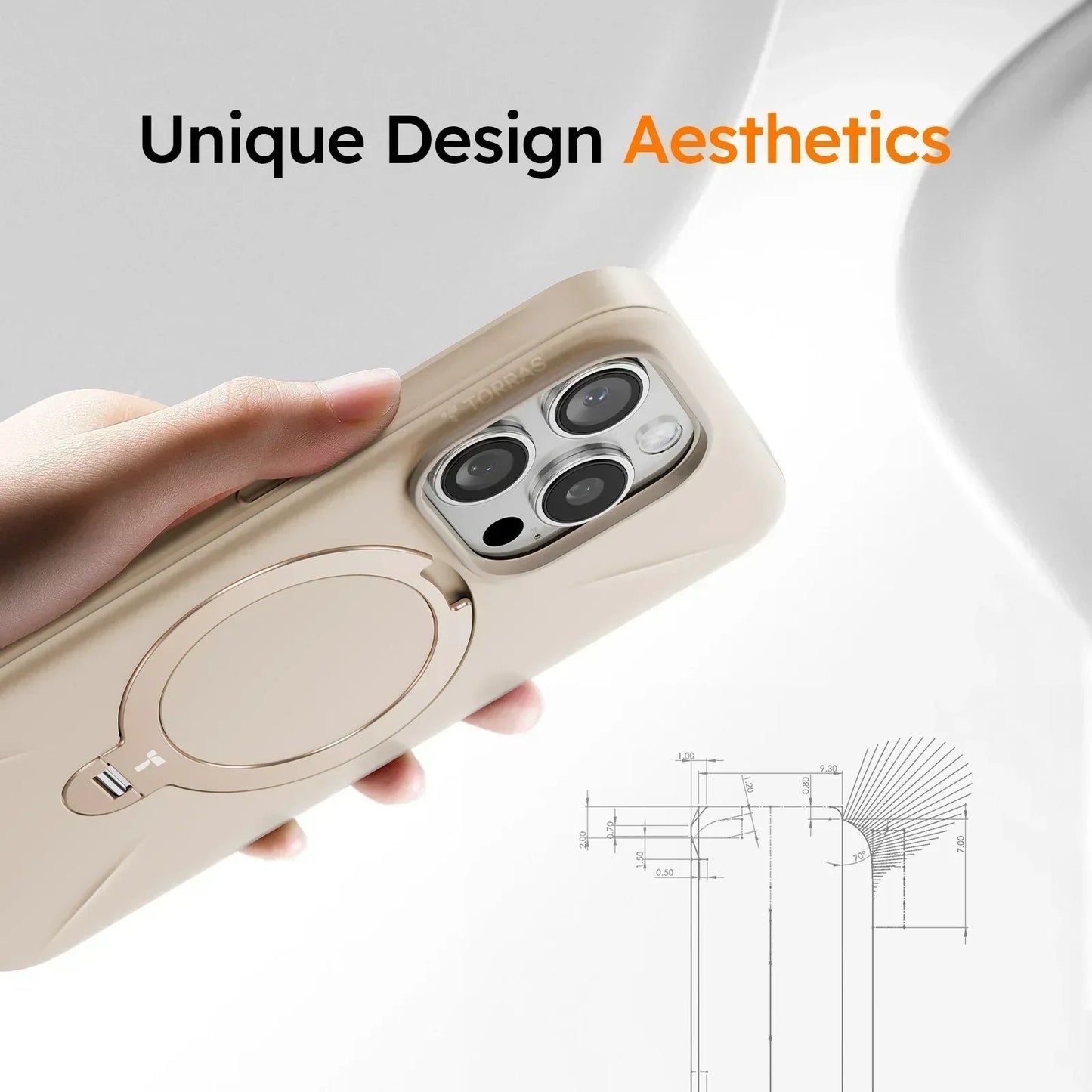 Ostand Q3 Fusion for iPhone 16 Pro Max