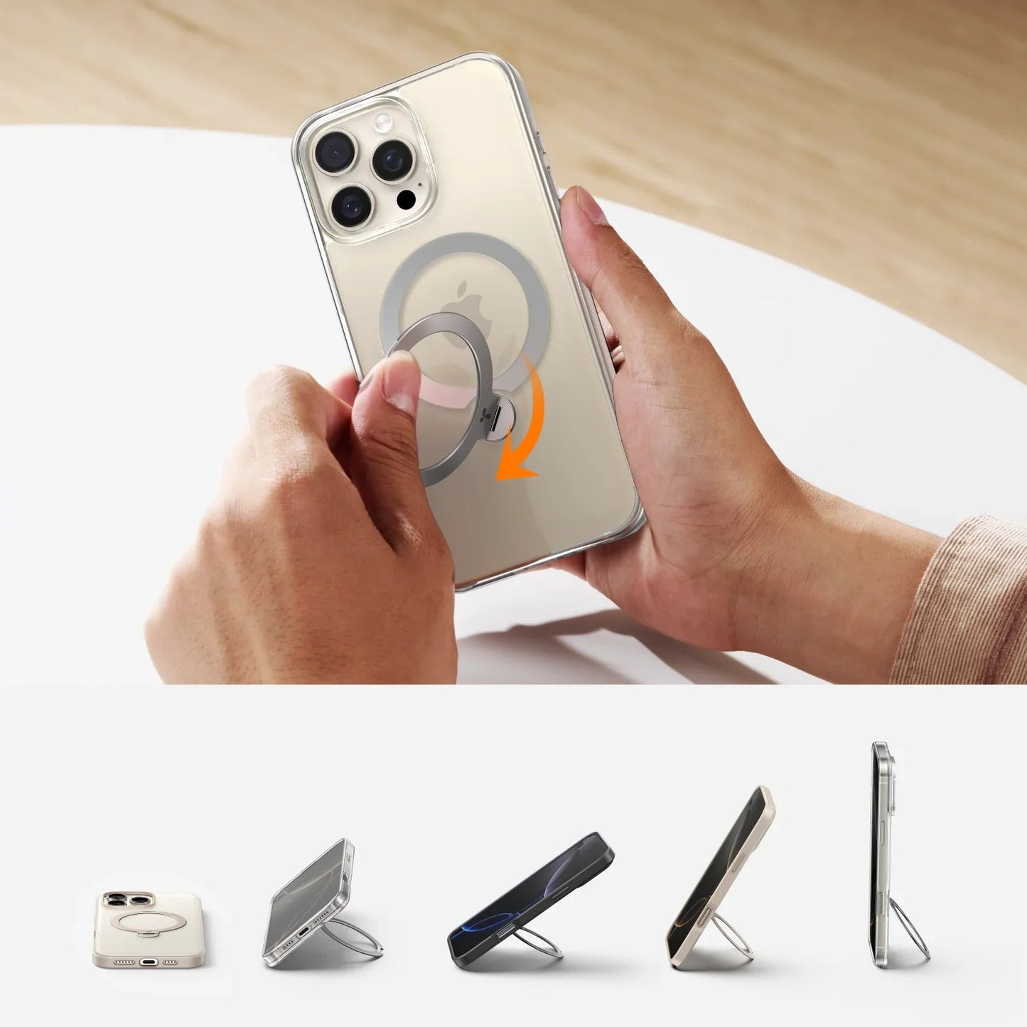 Ostand Q3 Spin for iPhone 15 Pro Max