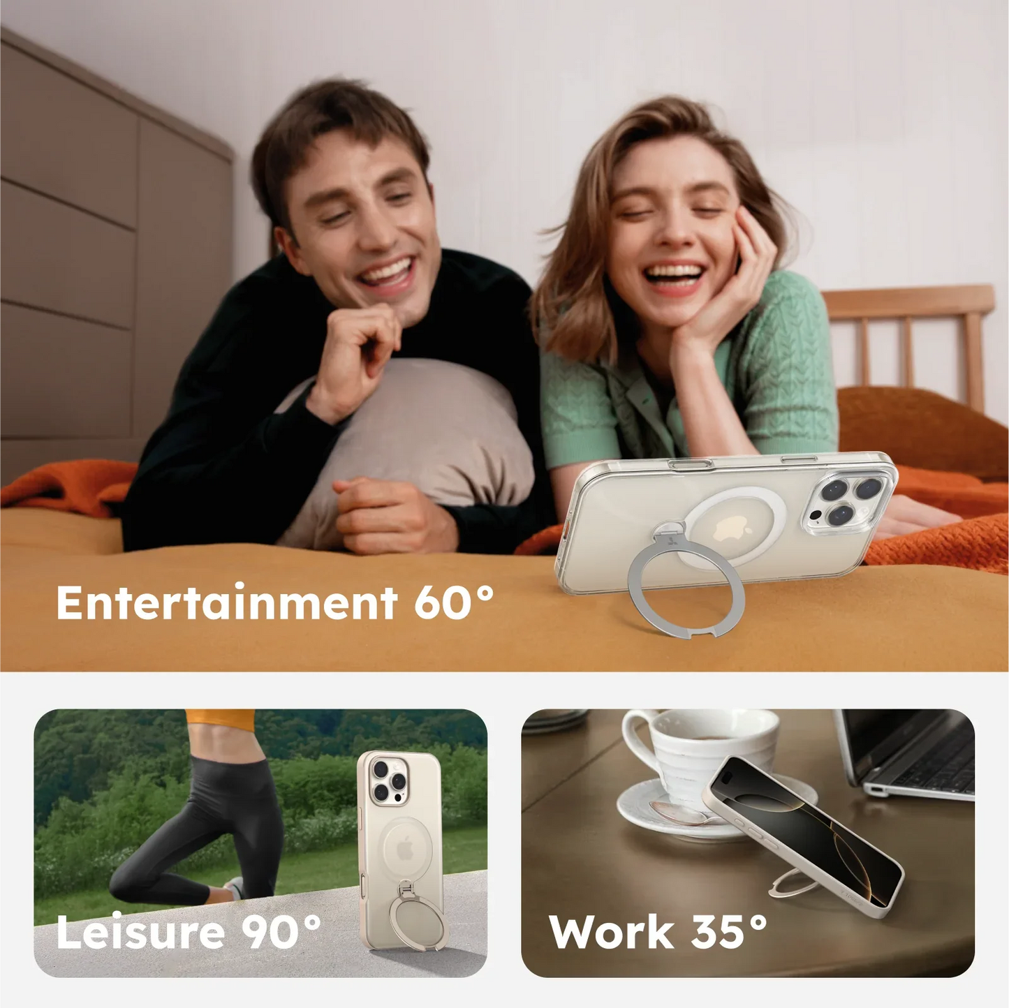 Ostand Q3 Spin for iPhone 16 Plus