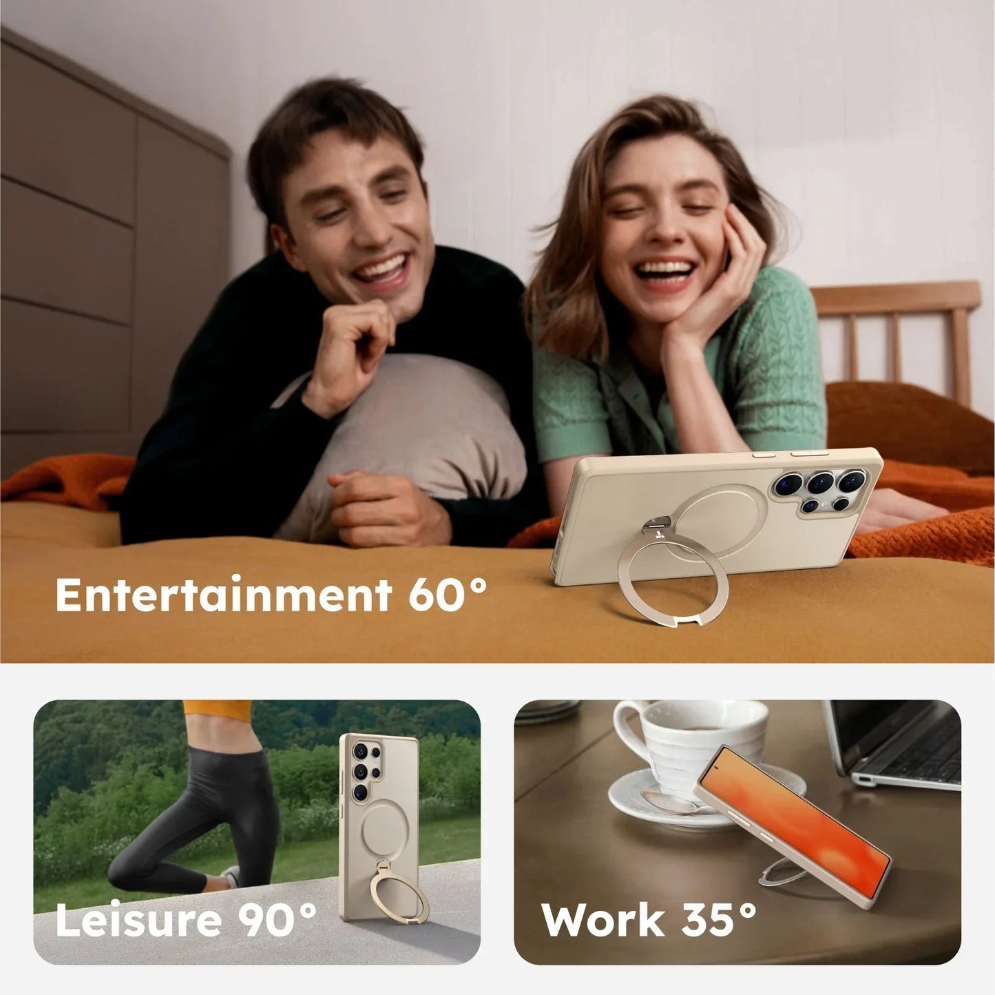 Ostand Q3 Spin for Samsung S25 Plus